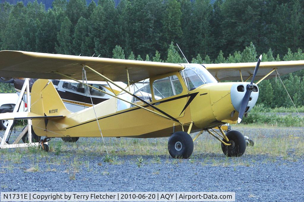 N1731E, 1946 Aeronca 7AC Champion C/N 7AC-5298, 1946 Aeronca 7AC, c/n: 7AC-5298 at Girdwood