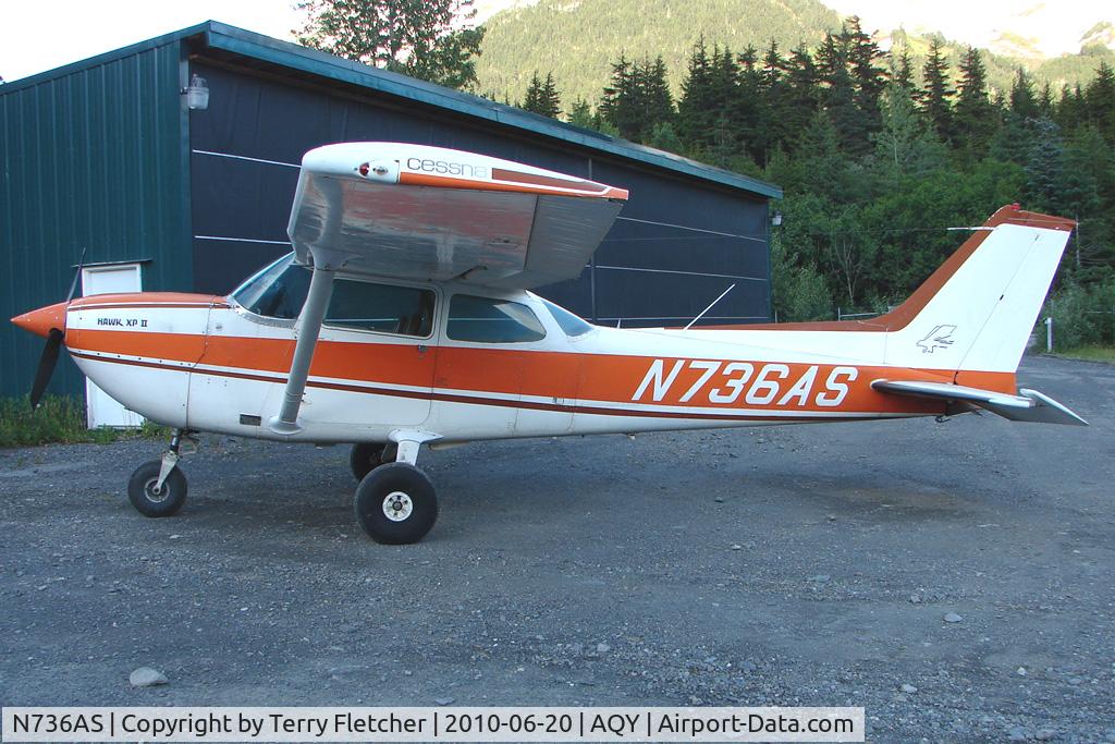 N736AS, 1977 Cessna R172K Hawk XP C/N R1722378, 1977 Cessna R172K, c/n: R1722378 at Girdwood AK
