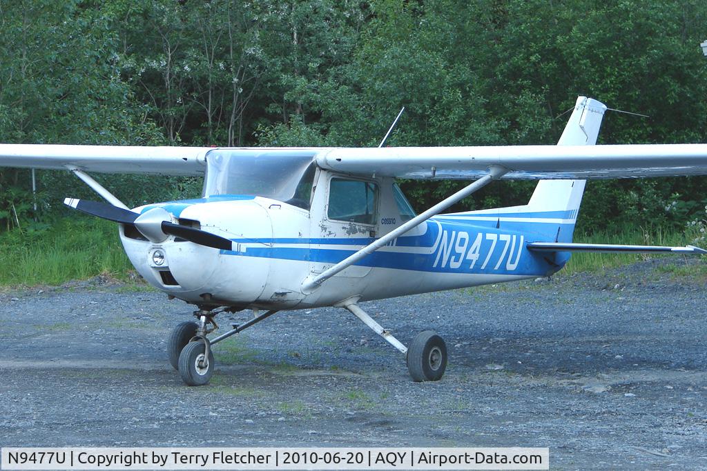 N9477U, 1976 Cessna 150M C/N 15078425, 1976 Cessna 150M, c/n: 15078425 at Girdwood AK