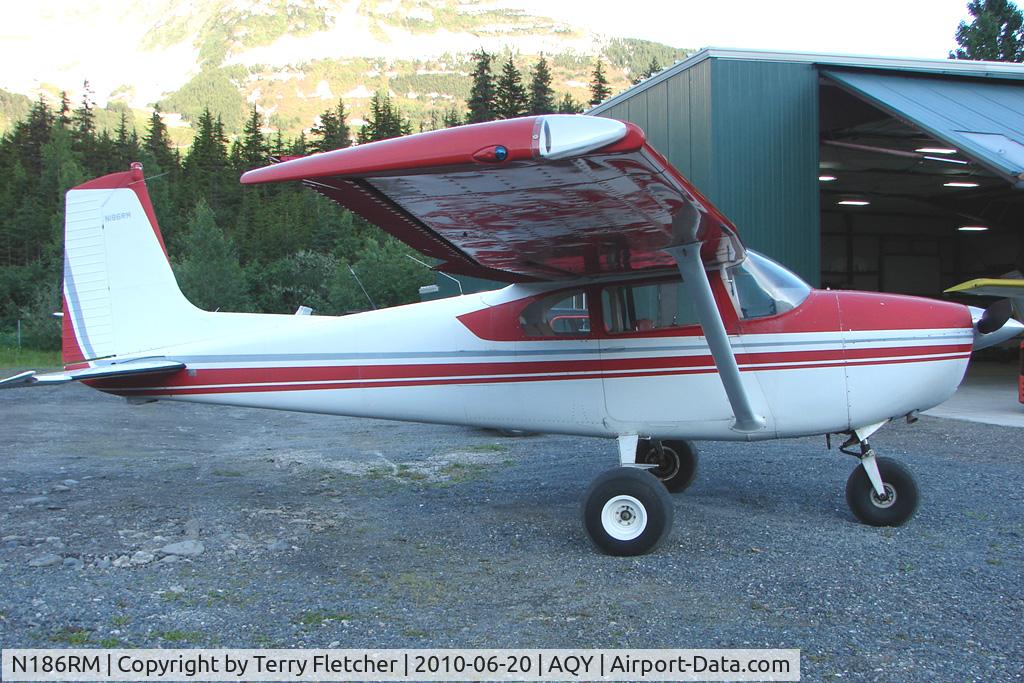N186RM, 1958 Cessna 182B Skylane C/N 51603, 1958 Cessna 182B, c/n: 51603 at Girdwood AK