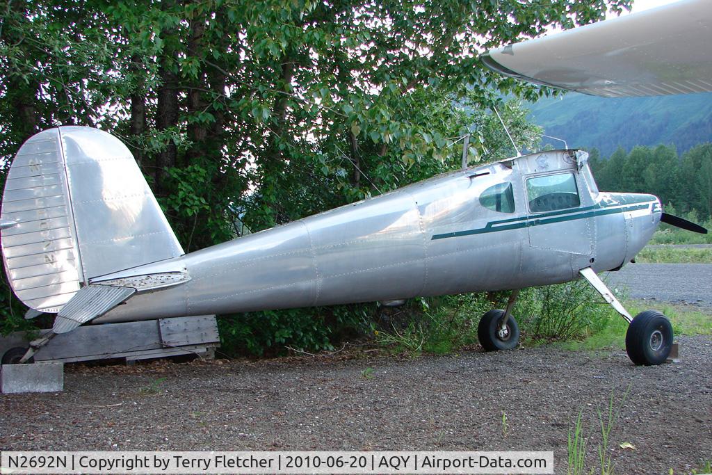N2692N, 1947 Cessna 140 C/N 12950, 1947 Cessna 140, c/n: 12950 at Girdwood AK