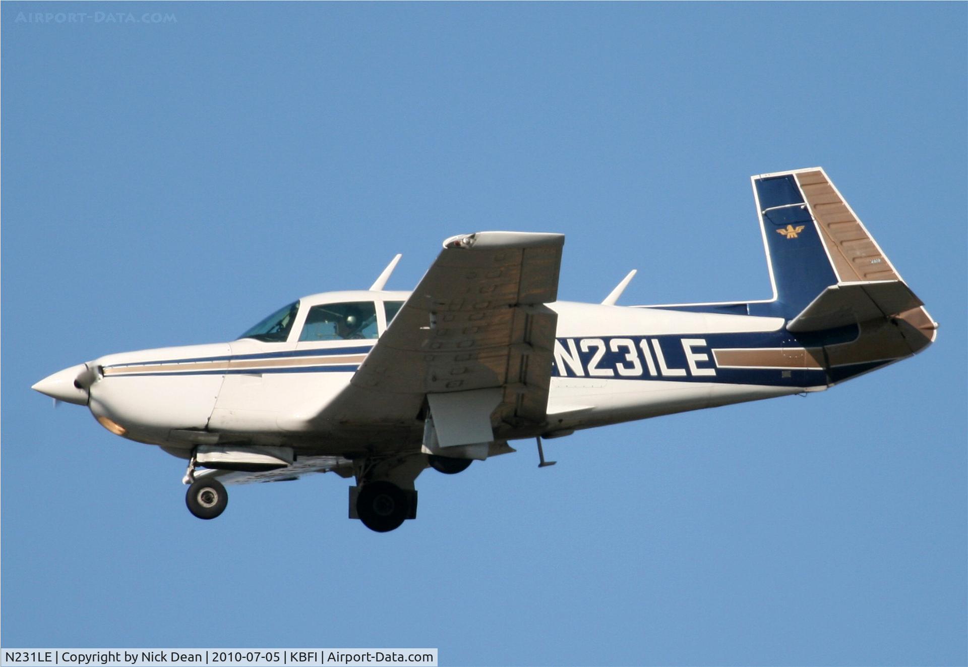 N231LE, 1979 Mooney M20K C/N 25-0205, KBFI