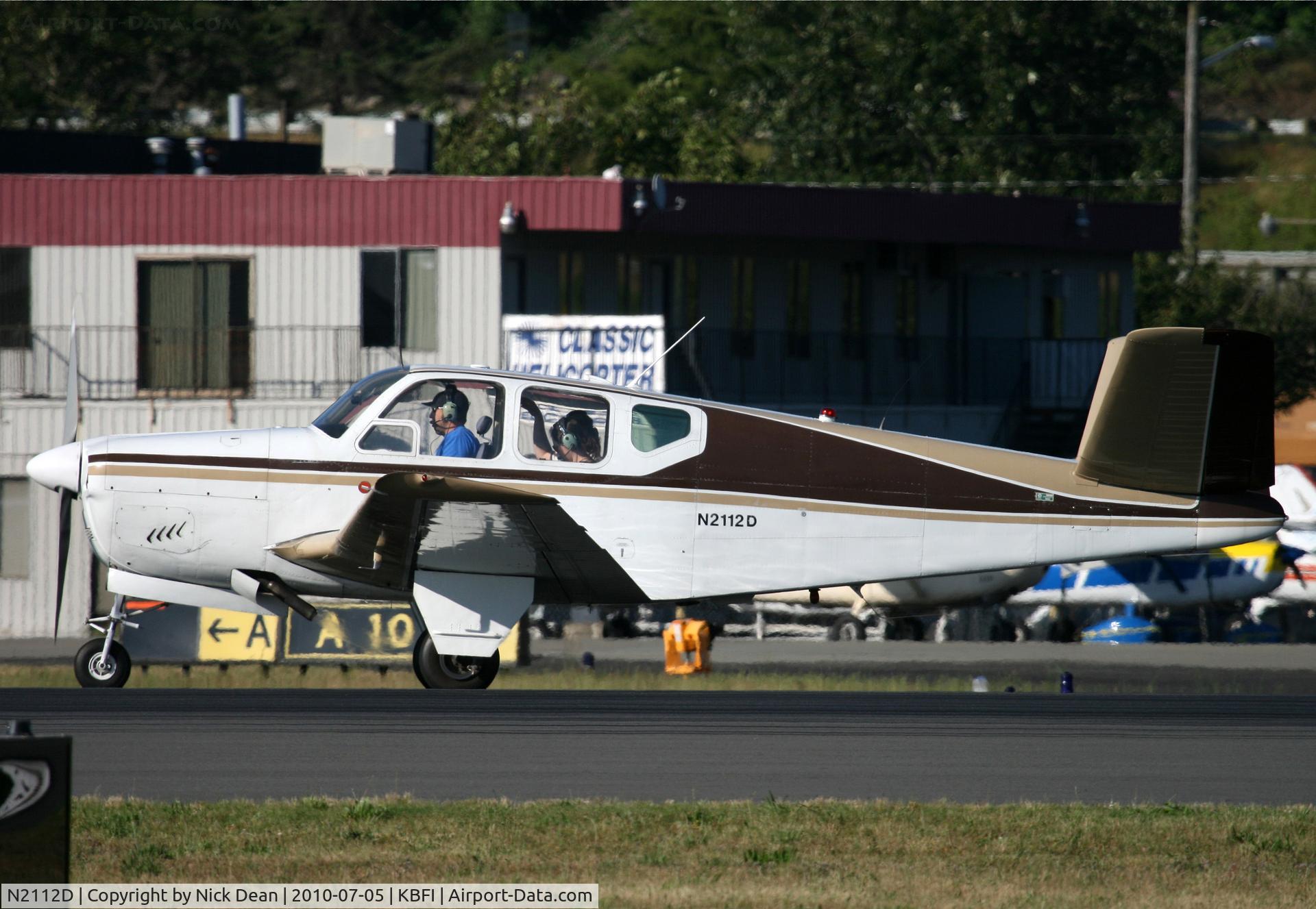 N2112D, 1953 Beech D35 C/N D-3457, KBFI