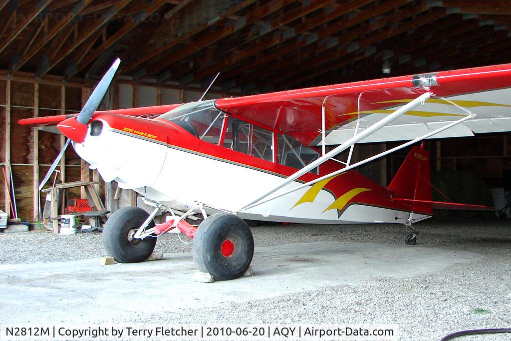 N2812M, 1946 Piper PA-12 Super Cruiser C/N 12-1180, 1946 Piper PA-12, c/n: 12-1180 at Girdwood AK