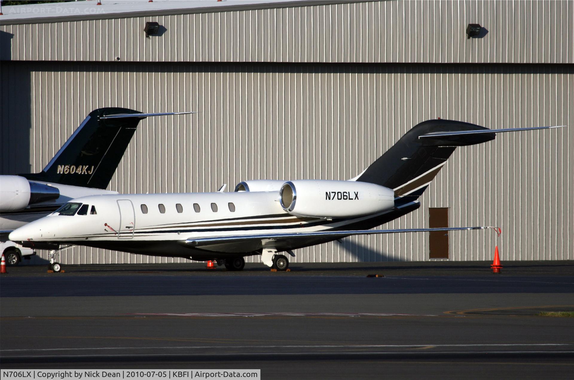 N706LX, 1999 Cessna 750 Citation X C/N 750-0073, KBFI