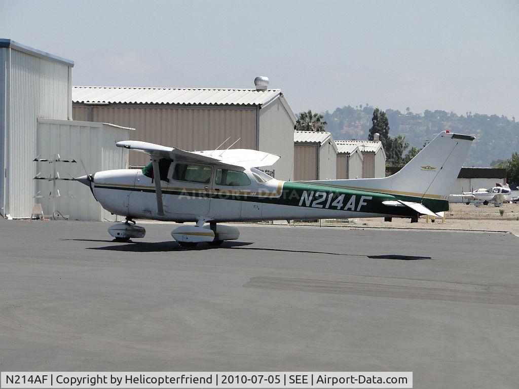 N214AF, 1978 Cessna 172N C/N 17270830, Parked at Gillespie Field