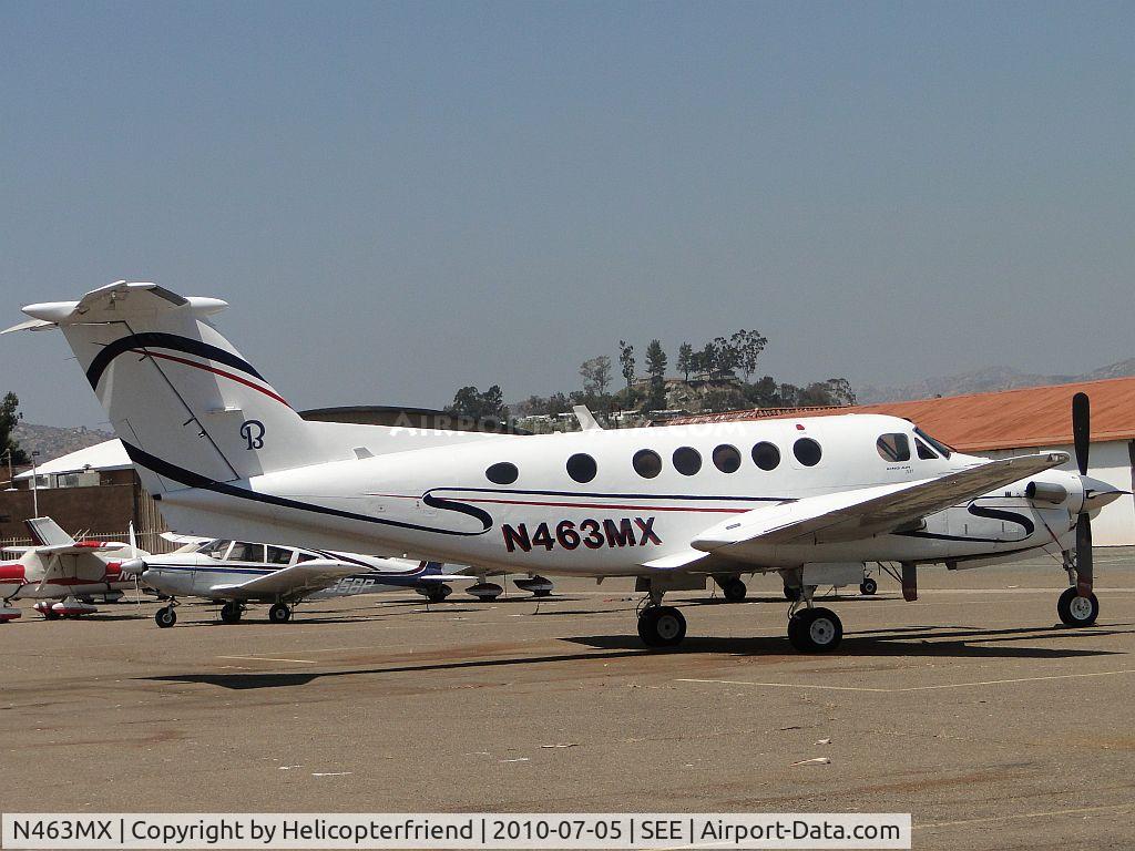 N463MX, 1979 Beech 200 Super King Air C/N BB-463, Parked on the westside