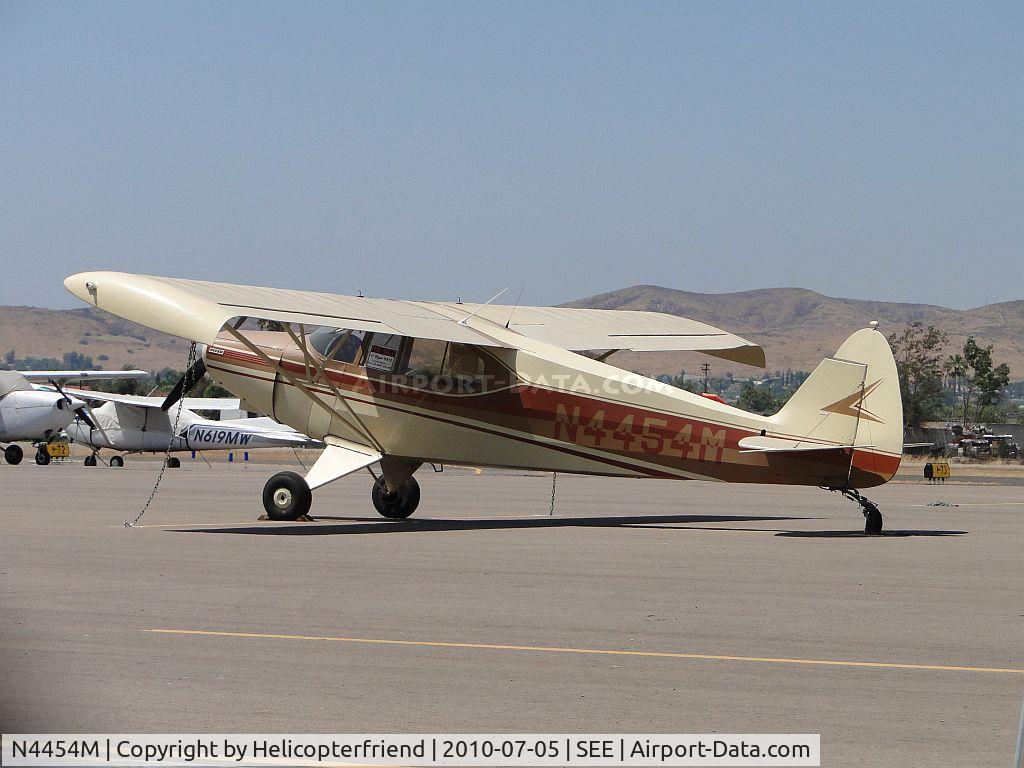 N4454M, 1947 Piper PA-12 Super Cruiser C/N 12-3405, Plane for sale parked on the westside