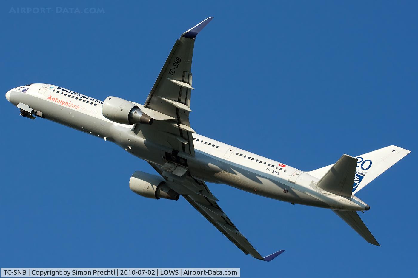 TC-SNB, 1994 Boeing 757-2Q8 C/N 26271, TC-SNB @ Salzburg Airport