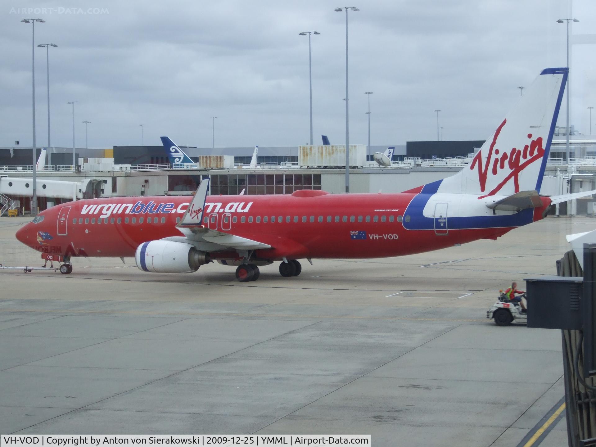 VH-VOD, 2002 Boeing 737-8BK C/N 30624, VH-VOD @ YMML Virgin Blue 