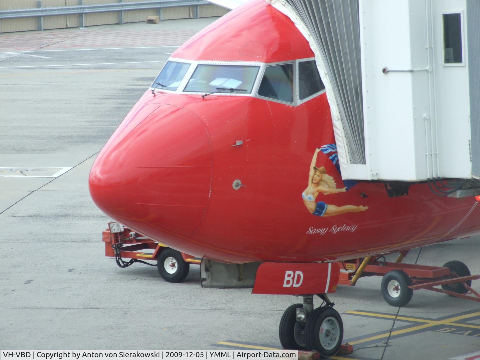 VH-VBD, 2001 Boeing 737-7Q8 C/N 30707, VH-VBD @ YMML Virgin Blue 