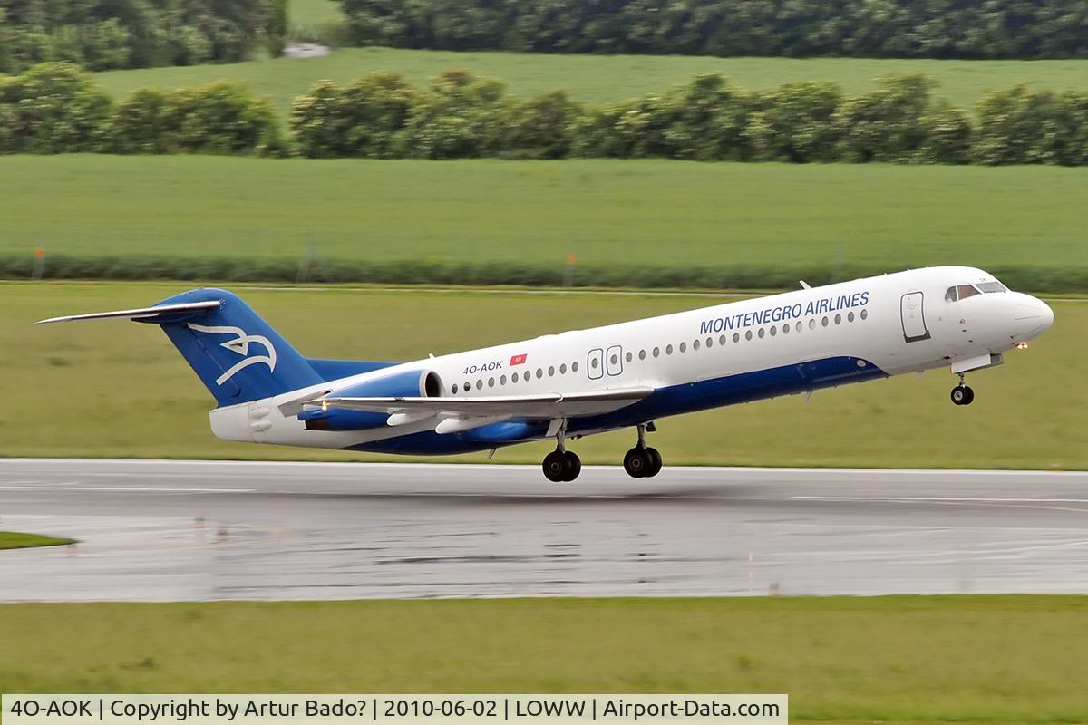 4O-AOK, 1989 Fokker 100 (F-28-0100) C/N 11272, Montenegro Airlines