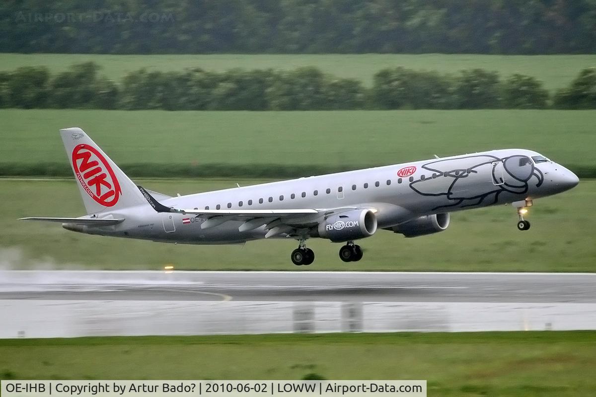 OE-IHB, 2009 Embraer 190LR (ERJ-190-100LR) C/N 19000294, Niki