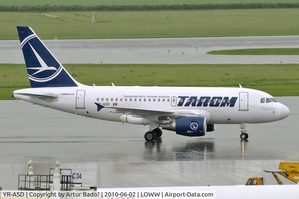 YR-ASD, 2007 Airbus A318-111 C/N 3225, Tarom