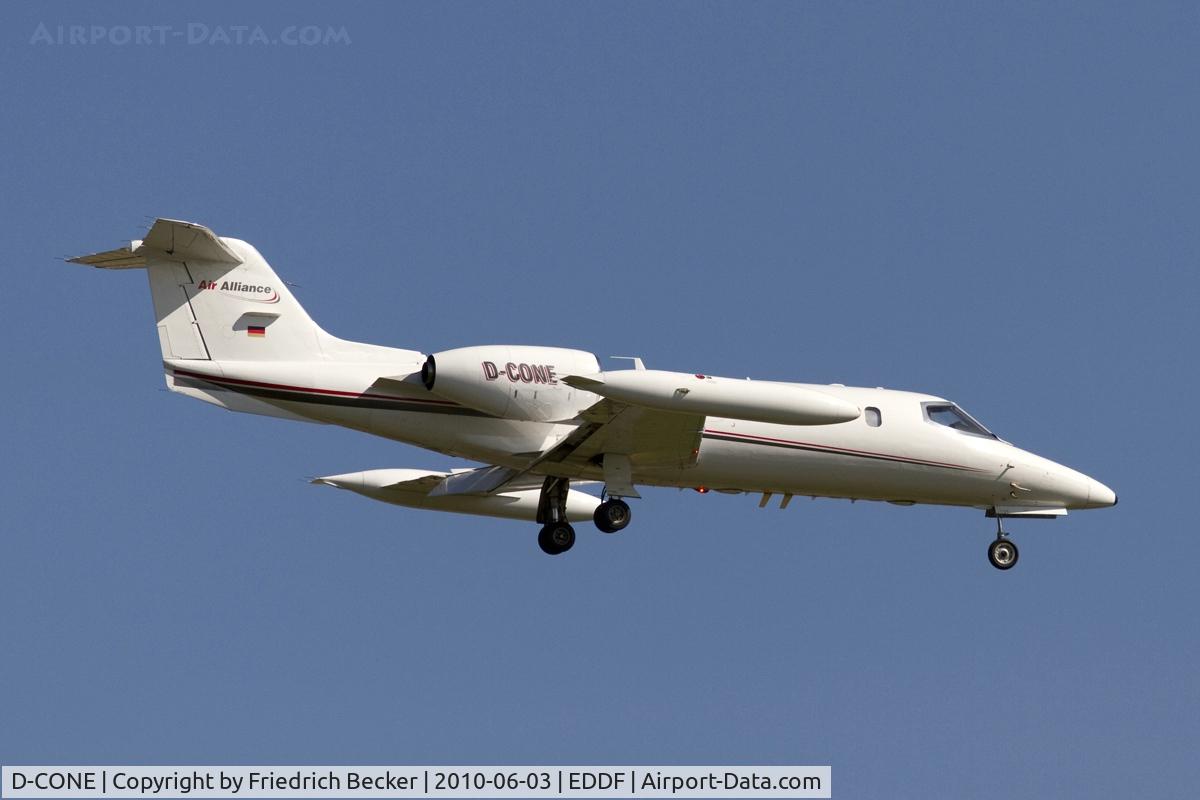 D-CONE, 1977 Learjet 35A C/N 35A-111, short final RW07R