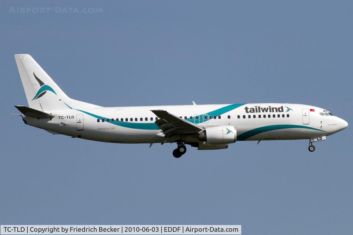 TC-TLD, 1996 Boeing 737-4Q8 C/N 28199, short final RW07R