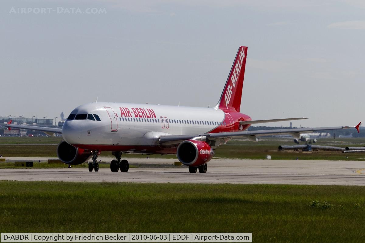 D-ABDR, 2007 Airbus A320-214 C/N 3242, line up RW07R