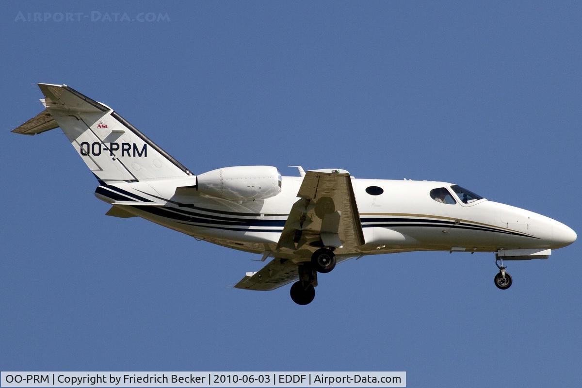 OO-PRM, 2008 Cessna 510 Citation Mustang Citation Mustang C/N 510-0125, short final RW07R