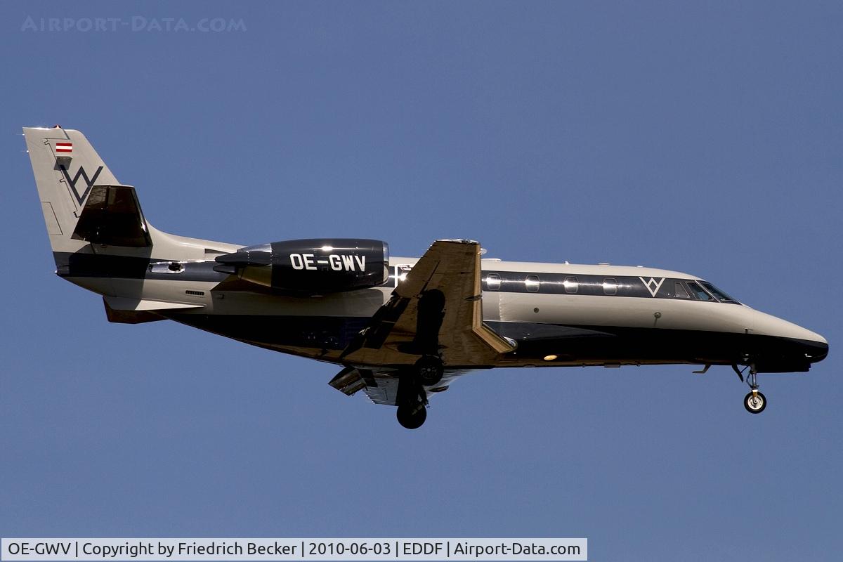 OE-GWV, 2008 Cessna 560XLS Citation Excel C/N 560-5826, short final RW07R