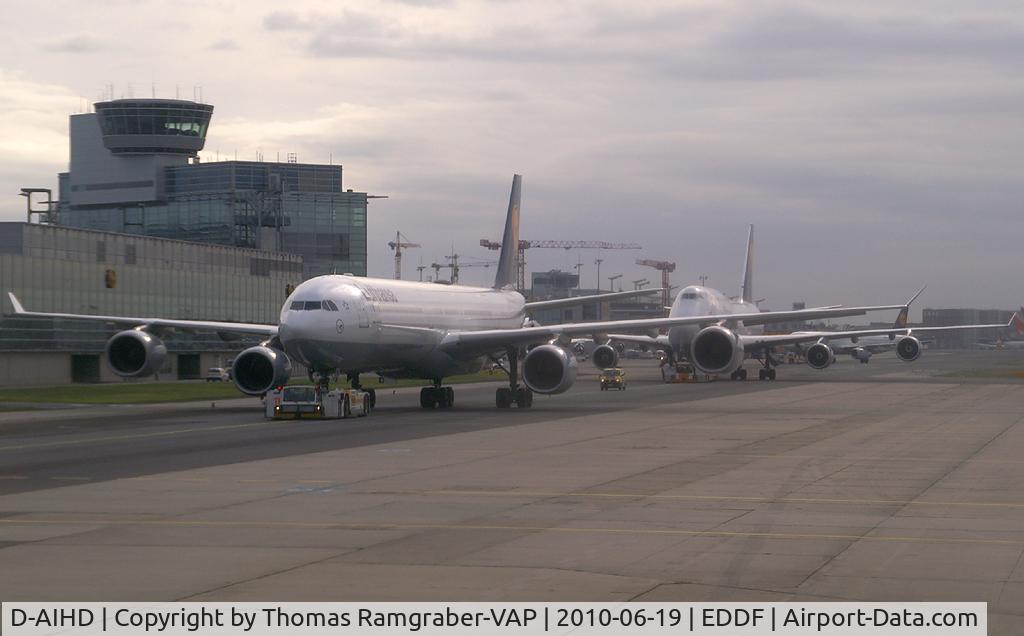 D-AIHD, 2003 Airbus A340-642 C/N 537, Lufthansa Airbus A340-600