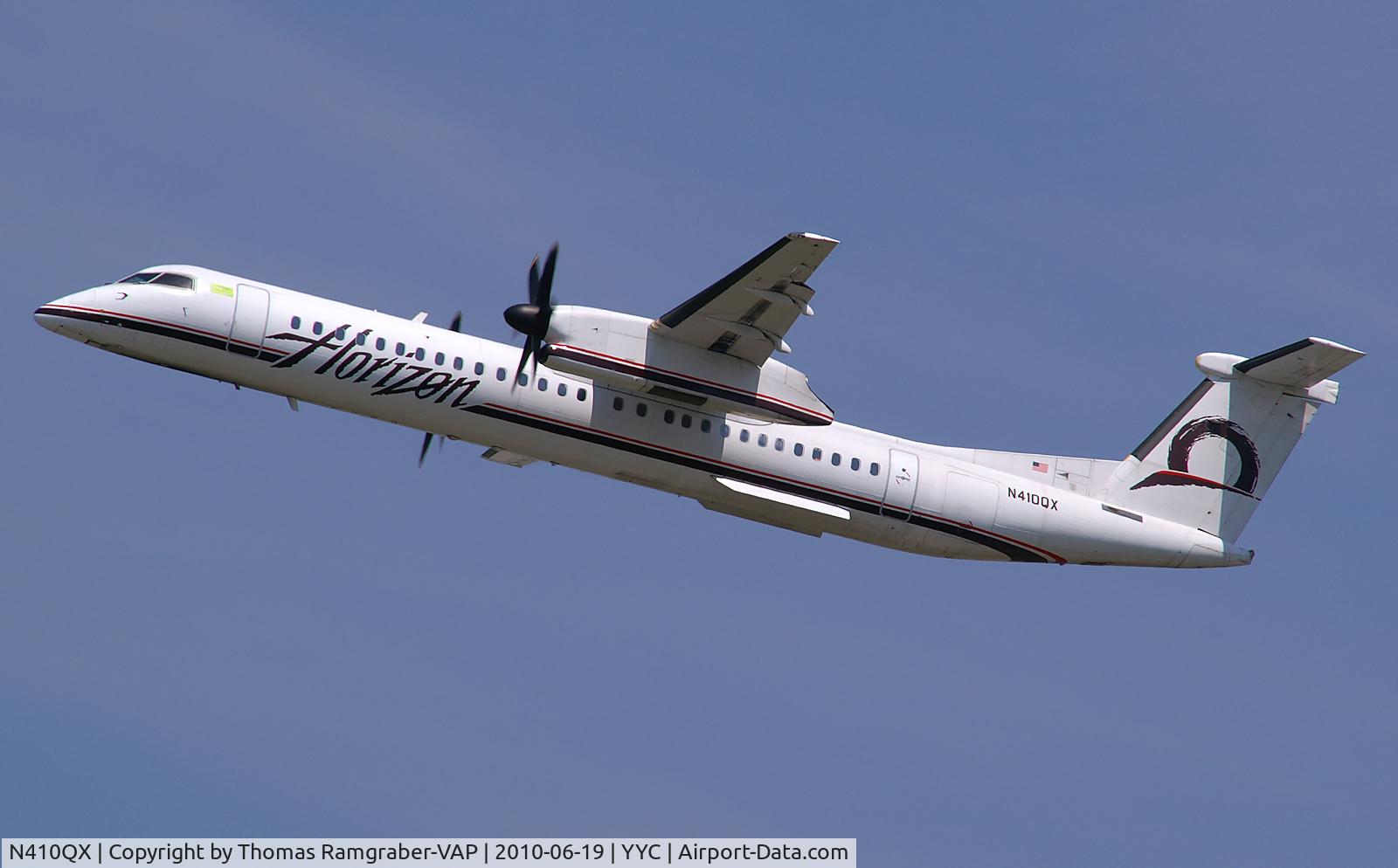 N410QX, 2001 Bombardier DHC-8-402 Dash 8 C/N 4053, Horizon Air DeHavilland Canada Dash 8-400