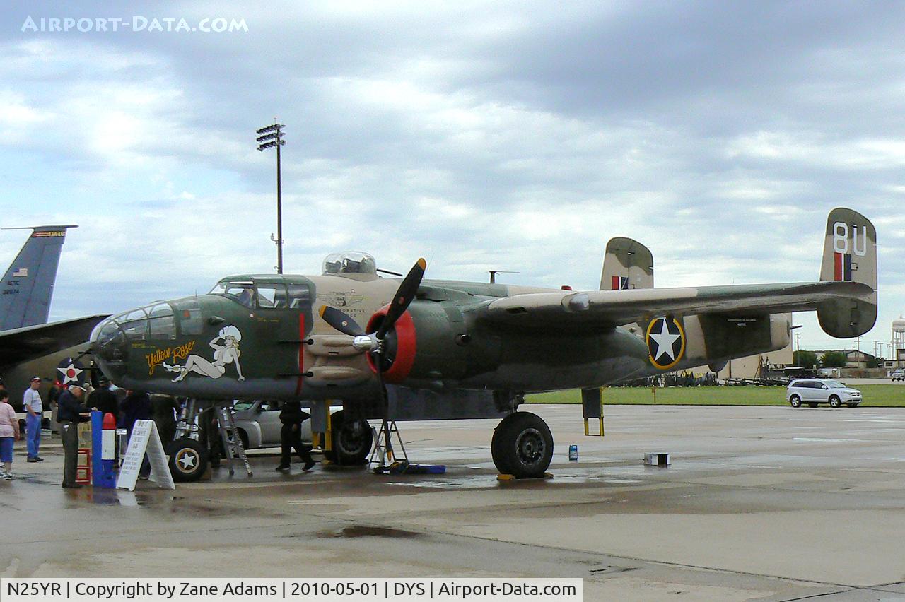 N25YR, 1943 North American TB-25N Mitchell C/N 108-34881, At the B-1B 25th Anniversary Airshow - Big Country Airfest, Dyess AFB, Abilene, TX
