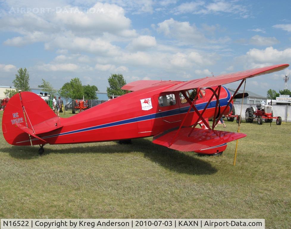 N16522, 1939 Waco YKS-6 C/N 4513, American Barnstormers Tour 2010