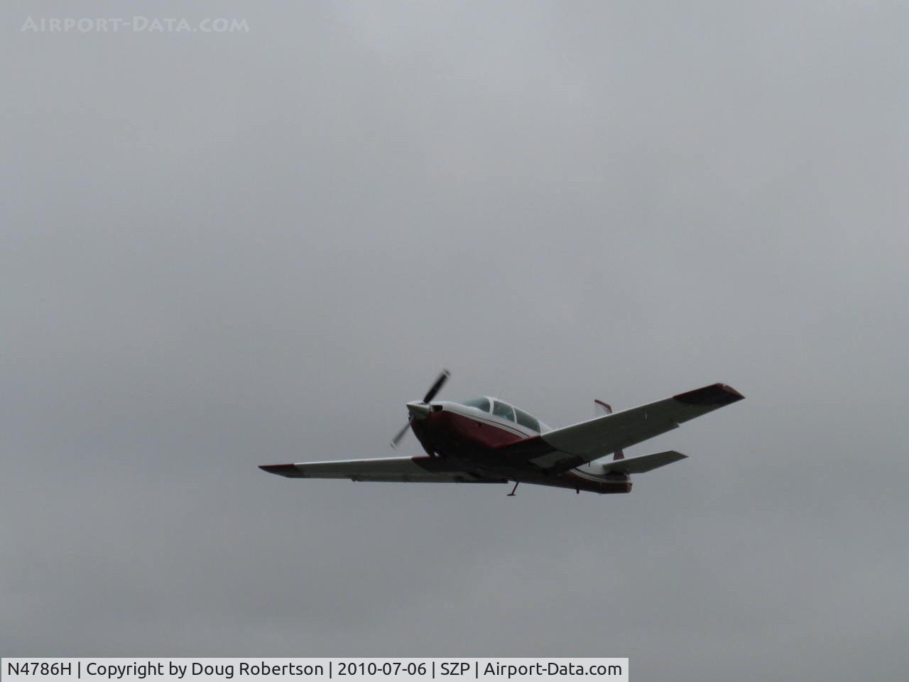 N4786H, 1979 Mooney M20J 201 C/N 24-0876, 1979 Mooney M20J 201, Lycoming IO-360-A&C 200 Hp, takeoff climb Rwy 22