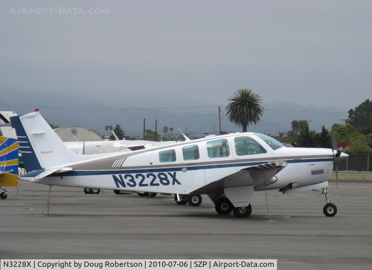 N3228X, 1995 Beech A36 Bonanza 36 C/N E-2978, 1995 Beech A36 BONANZA, Continental IO-550-B 300 Hp for takeoff and continuous