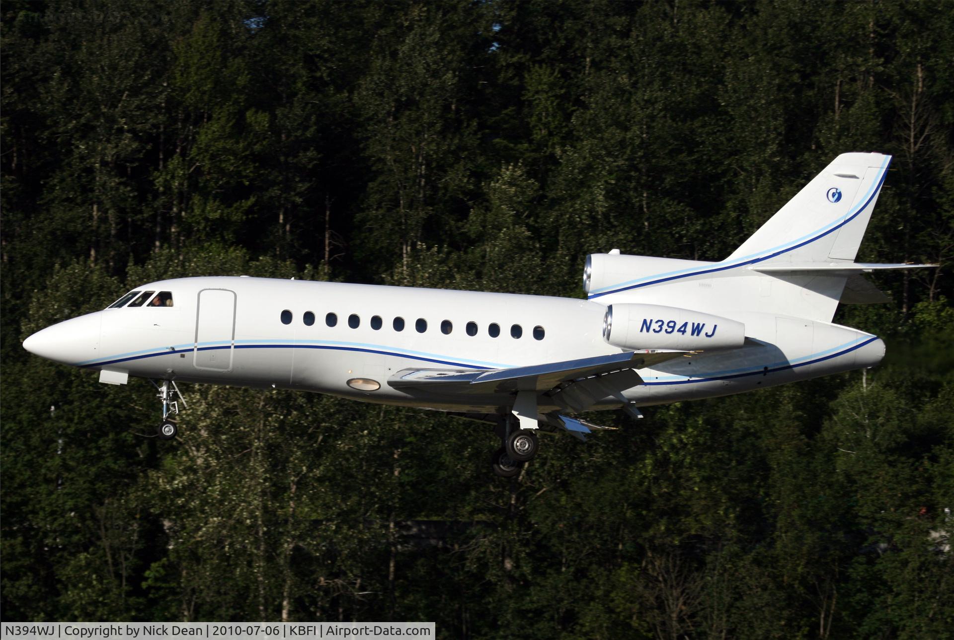 N394WJ, 1988 Dassault-Breguet Falcon (Mystere) 900 C/N 37, KBFI