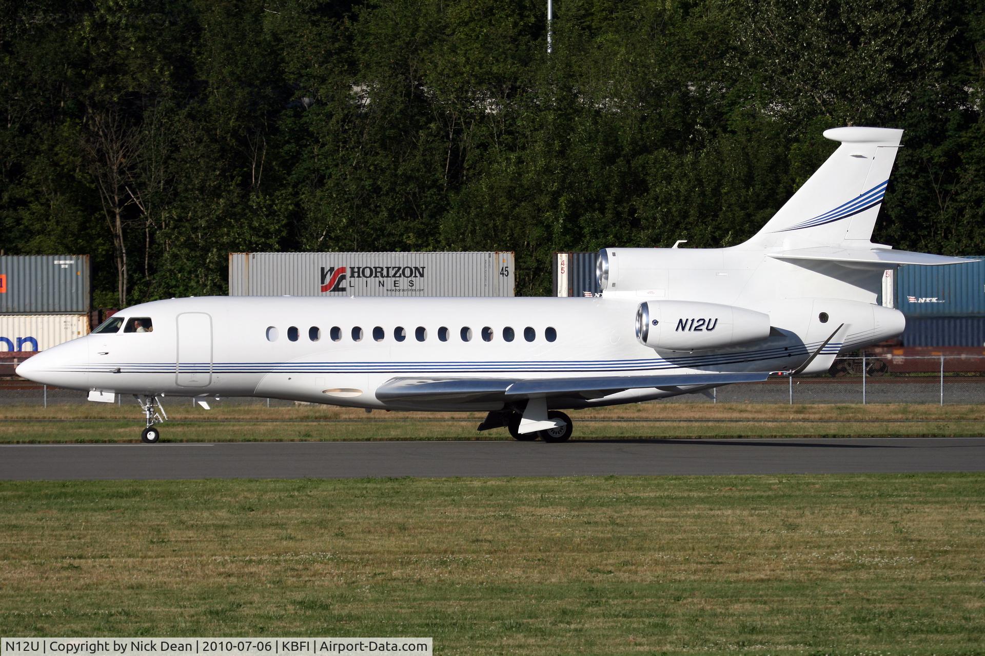 N12U, 2008 Dassault Falcon 7X C/N 53, KBFI