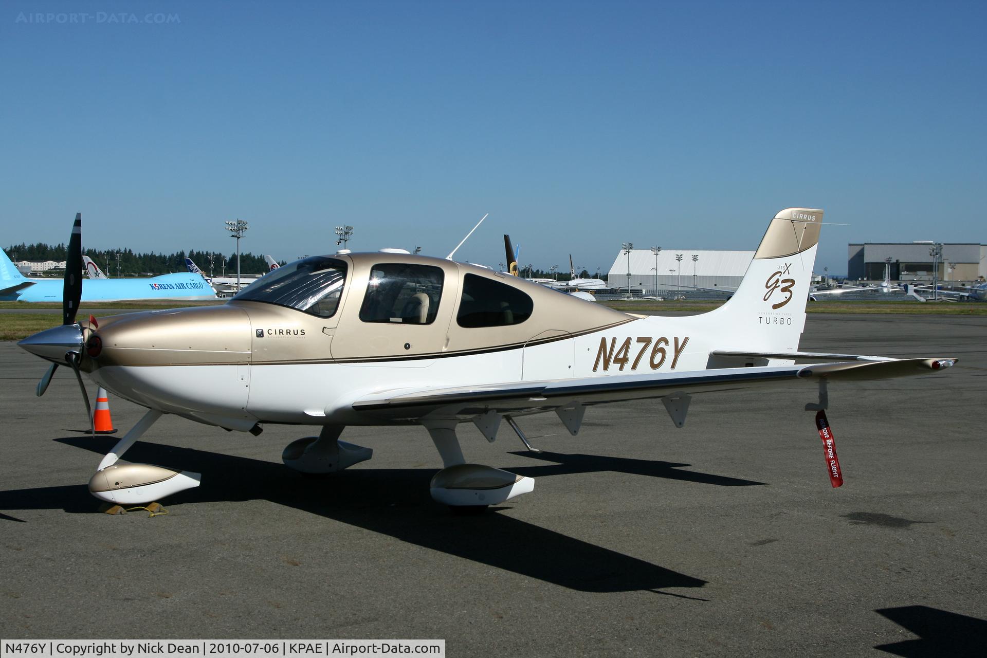 N476Y, 2007 Cirrus SR22 C/N 2624, KPAE