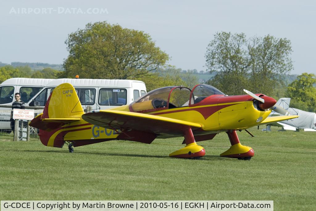 G-CDCE, 1973 Mudry CAP-10B C/N 039, SHOT AT HEADCORN