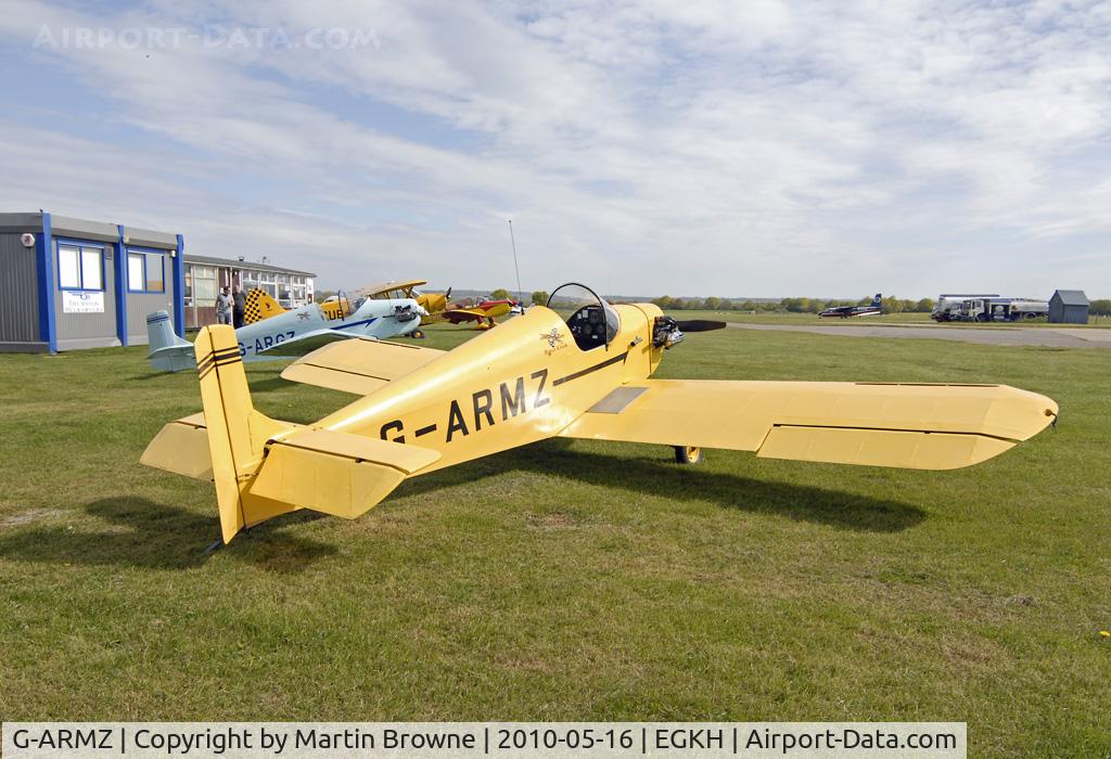 G-ARMZ, 1961 Rollason Druine D.31 Turbulent C/N PFA 565, SHOT AT HEADCORN