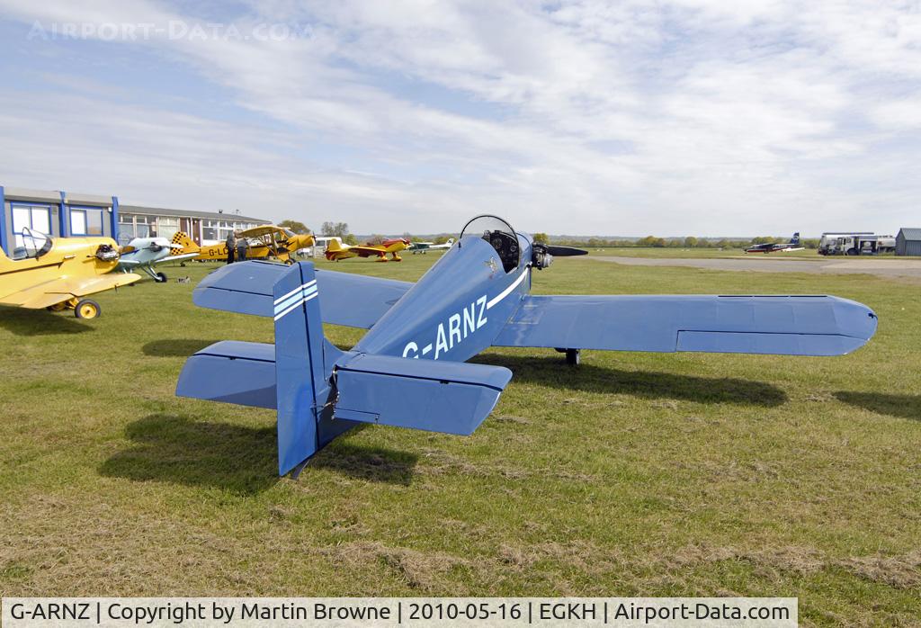 G-ARNZ, 1961 Rollason Druine D.31 Turbulent C/N PFA 579, SHOT AT HEADCORN