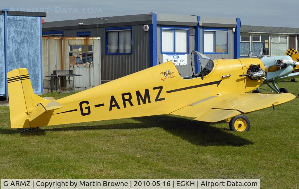 G-ARMZ, 1961 Rollason Druine D.31 Turbulent C/N PFA 565, SHOT AT HEADCORN