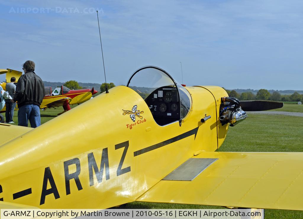 G-ARMZ, 1961 Rollason Druine D.31 Turbulent C/N PFA 565, SHOT AT HEADCORN