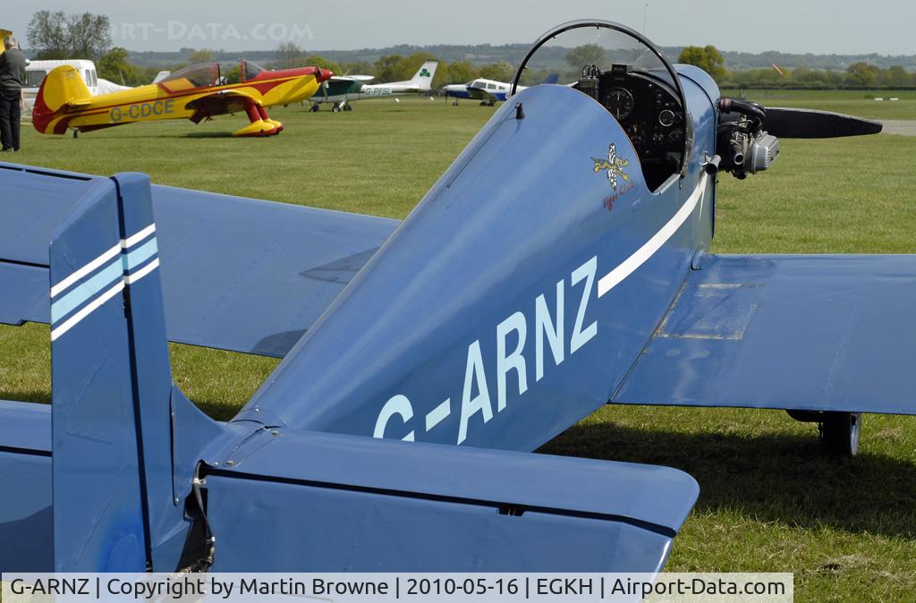 G-ARNZ, 1961 Rollason Druine D.31 Turbulent C/N PFA 579, SHOT AT HEADCORN