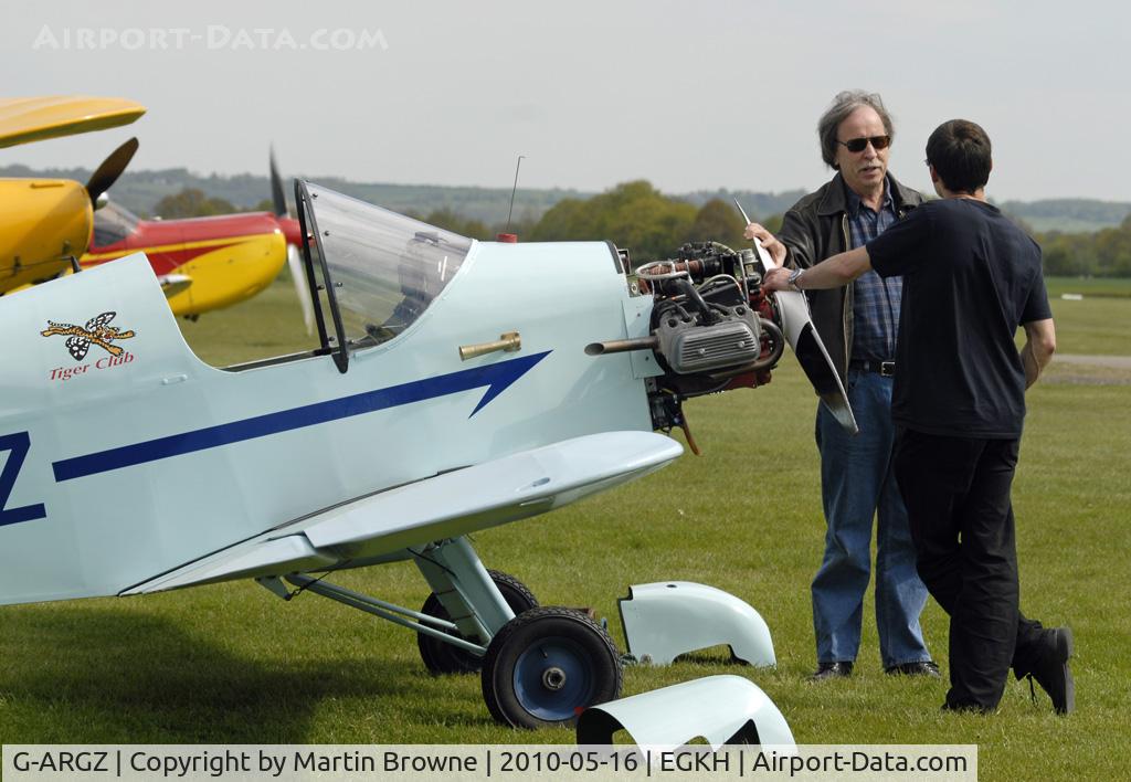 G-ARGZ, 1961 Rollason Druine D.31 Turbulent C/N PFA 562, SHOT AT THE TIGER CLUB