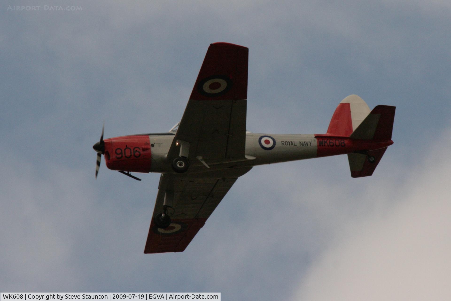 WK608, 1952 De Havilland DHC-1 Chipmunk T.10 C/N C1/0617, Taken at the Royal International Air Tattoo 2009