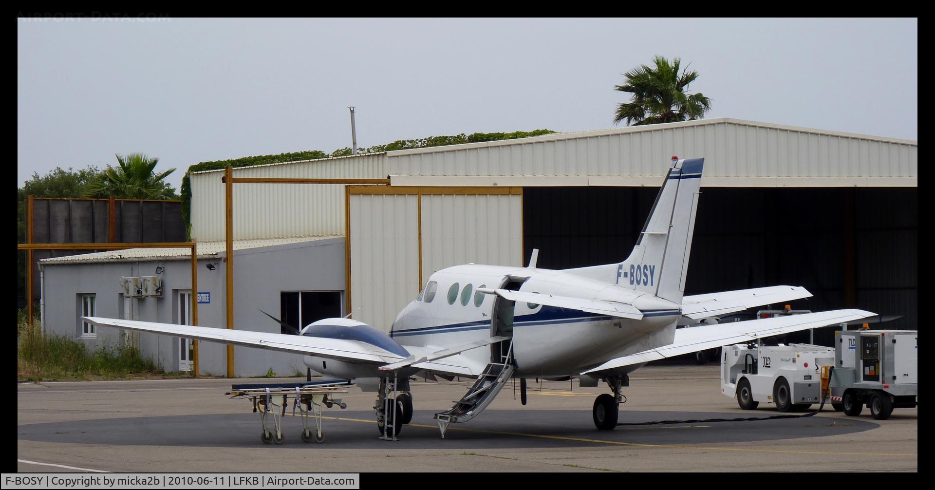 F-BOSY, Beech A90 King Air C/N LJ-128, Parked.