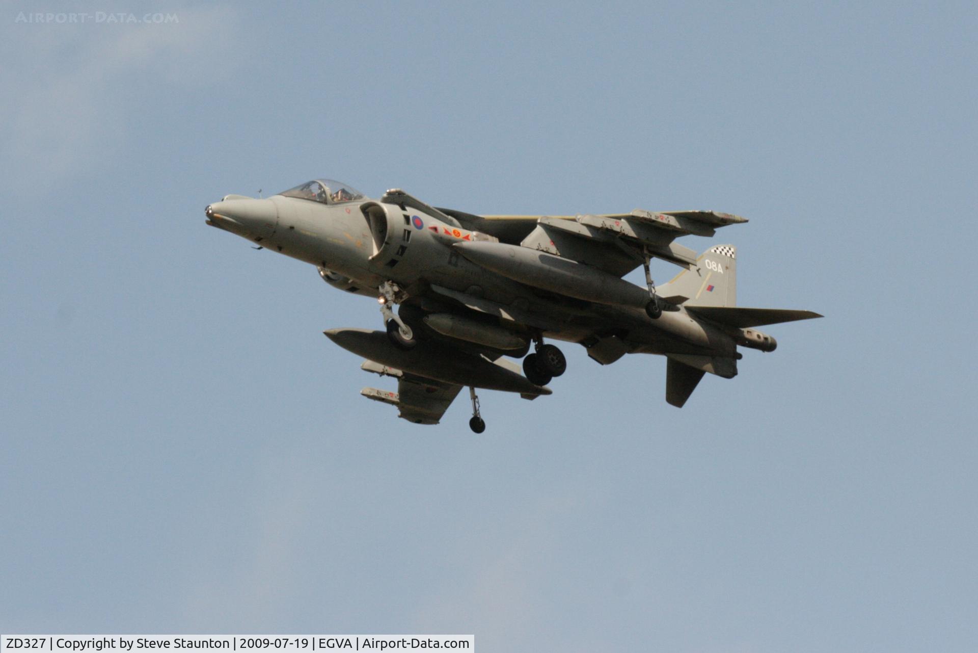 ZD327, British Aerospace Harrier GR.9A C/N 512115/P8, Taken at the Royal International Air Tattoo 2009