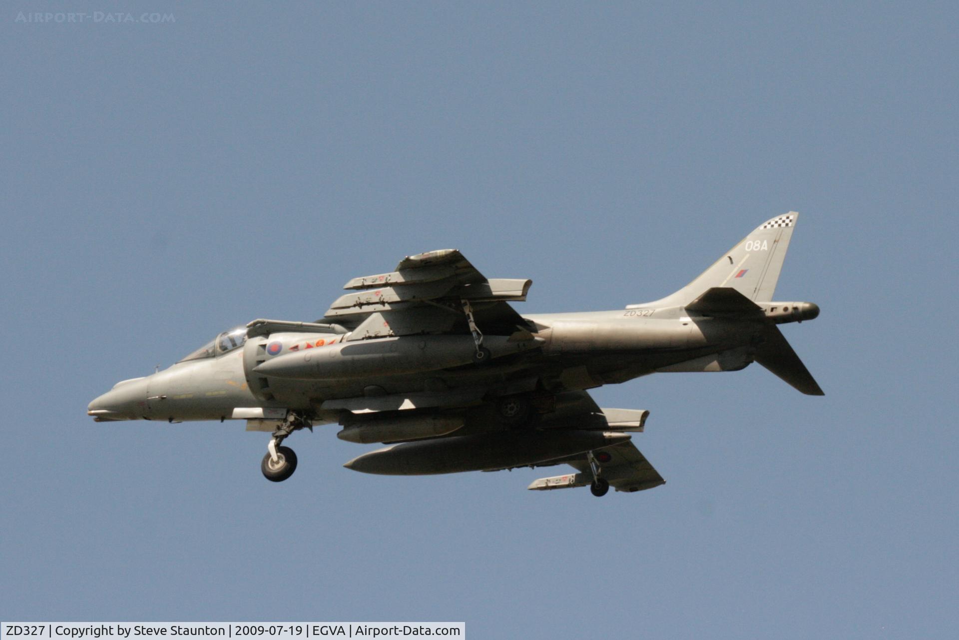 ZD327, British Aerospace Harrier GR.9A C/N 512115/P8, Taken at the Royal International Air Tattoo 2009