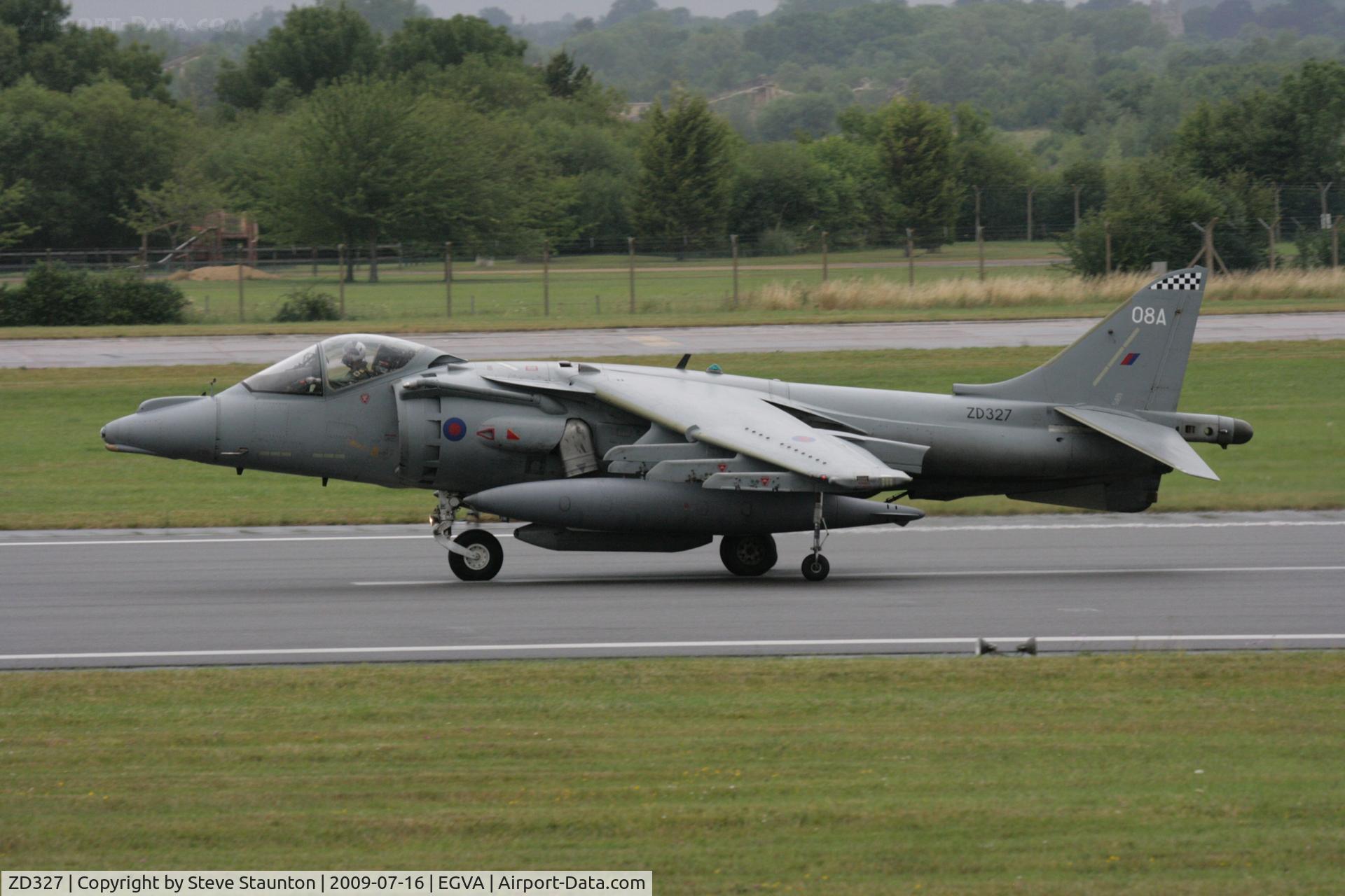 ZD327, British Aerospace Harrier GR.9A C/N 512115/P8, Taken at the Royal International Air Tattoo 2009