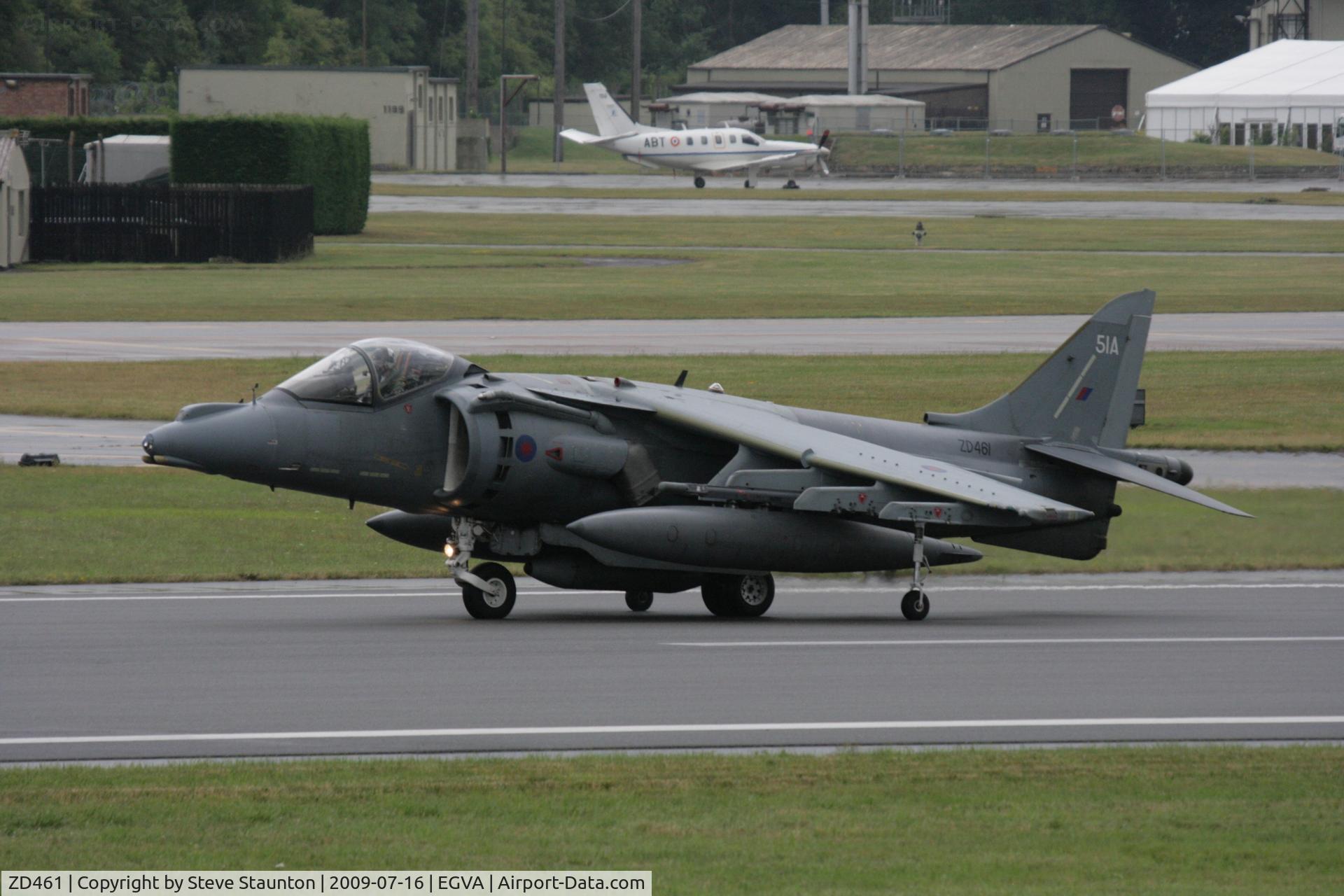 ZD461, 1989 British Aerospace Harrier GR.7 C/N P51, Taken at the Royal International Air Tattoo 2009