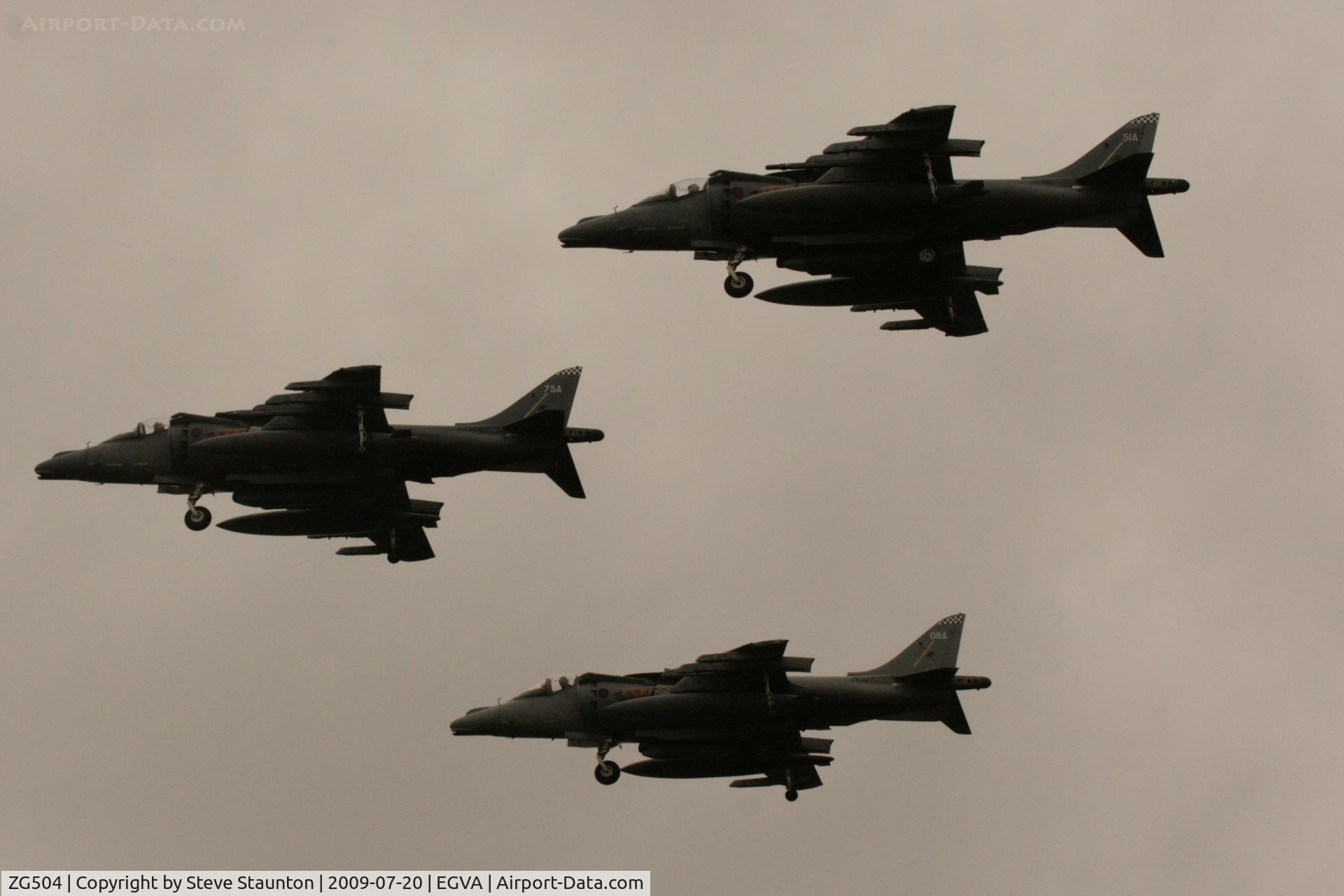 ZG504, British Aerospace Harrier GR.9A C/N P75, Taken at the Royal International Air Tattoo 2009