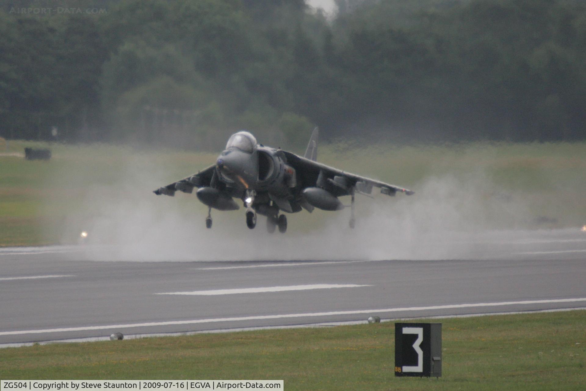 ZG504, British Aerospace Harrier GR.9A C/N P75, Taken at the Royal International Air Tattoo 2009