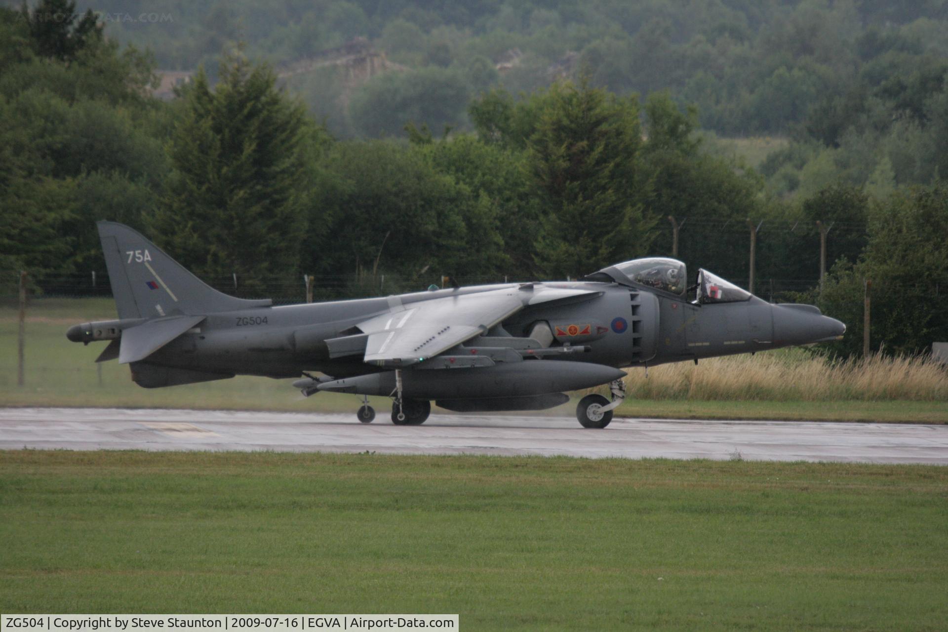 ZG504, British Aerospace Harrier GR.9A C/N P75, Taken at the Royal International Air Tattoo 2009