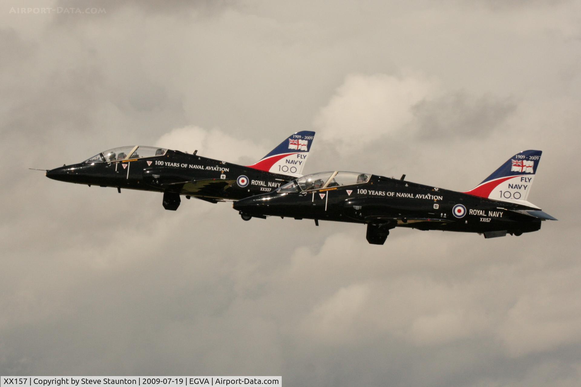 XX157, 1979 Hawker Siddeley Hawk T.1A C/N 003/312003, Taken at the Royal International Air Tattoo 2009