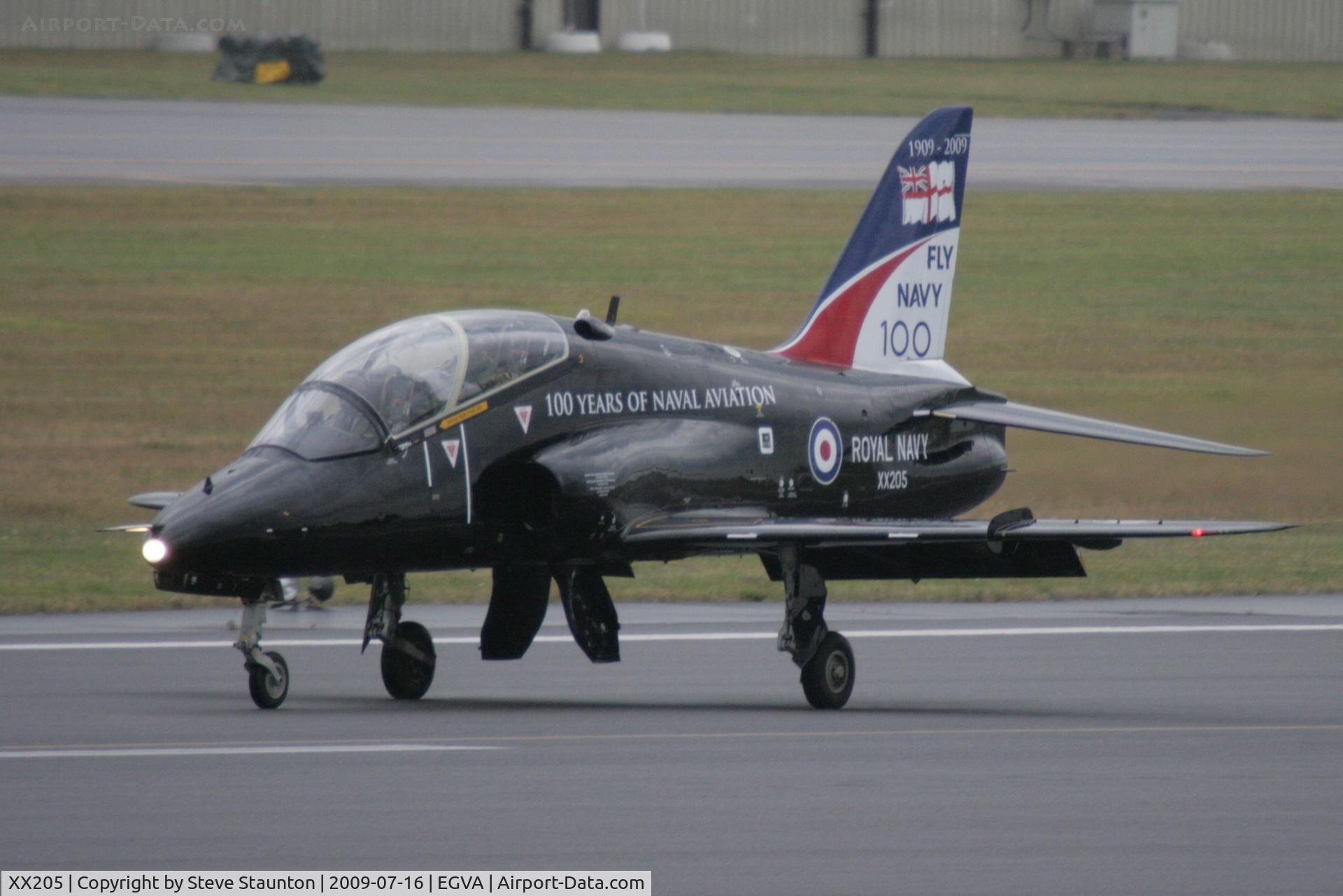 XX205, 1978 Hawker Siddeley Hawk T.1A C/N 052/312052, Taken at the Royal International Air Tattoo 2009